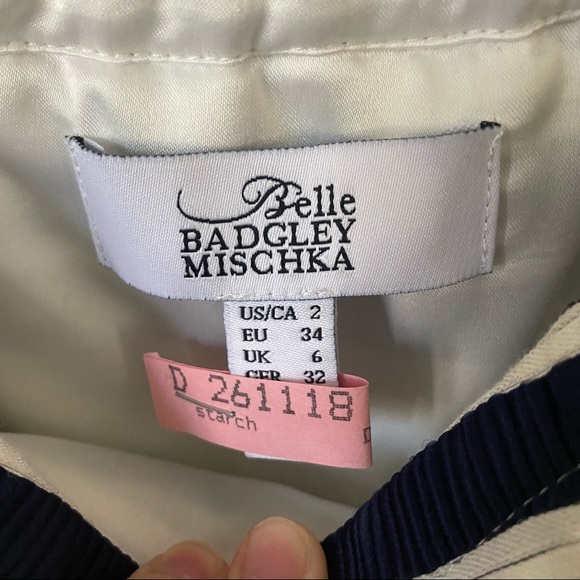 Belle Badgley Mischka Dress Off the Shoulder - Picture 7 of 8